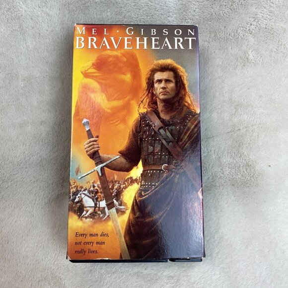 Braveheart 1995 Mel Gibson Sophie Marceau Action Drama VHS Tape - Picture 1 of 4